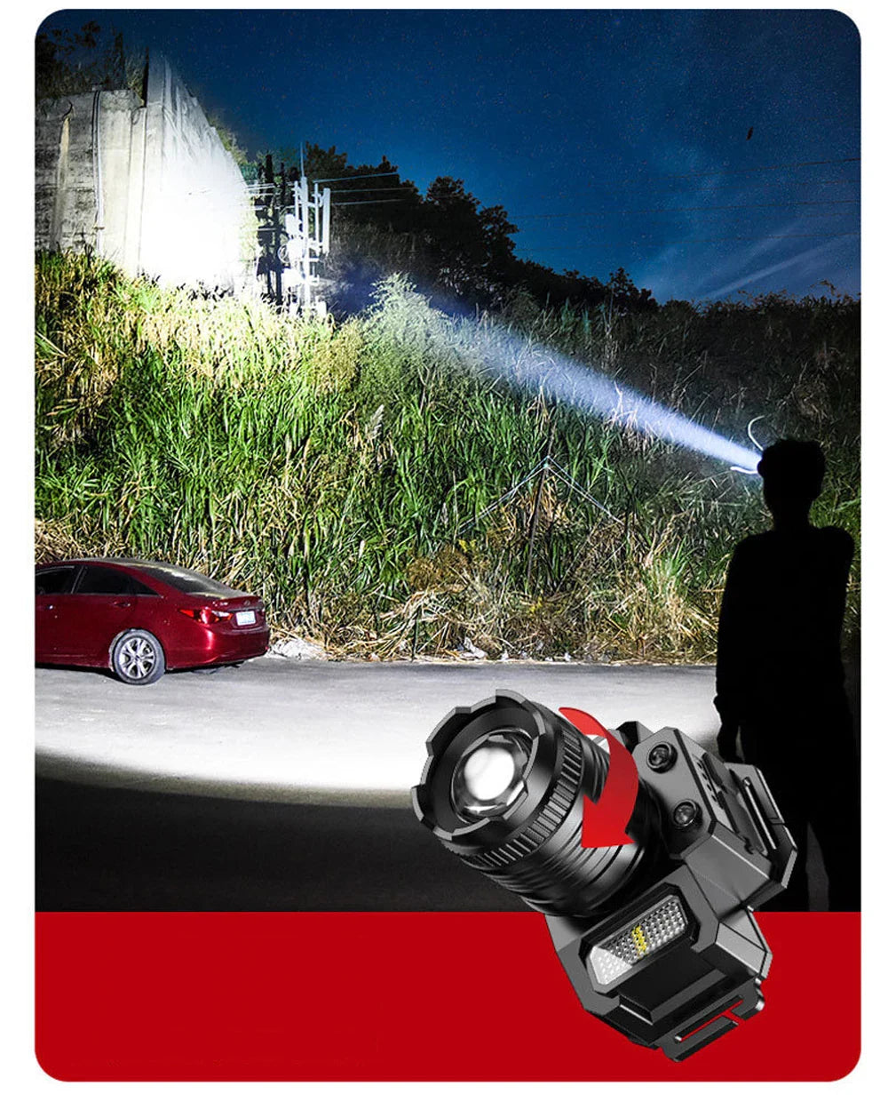 Timberline LED Headlamp product photo – Lost Lake Outdoor