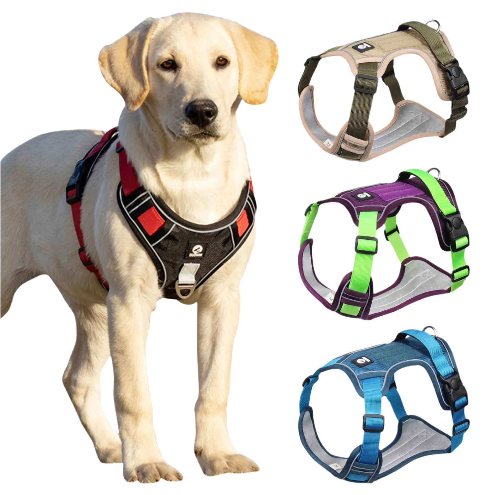 Dog Harness, reflective waterproof no-pull vest.