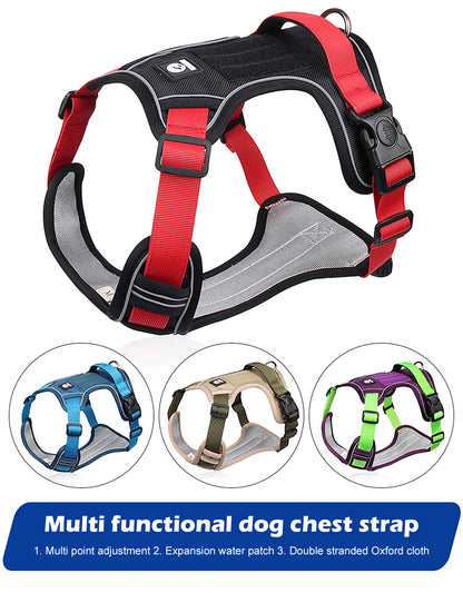 Dog Harness, reflective waterproof no-pull vest.