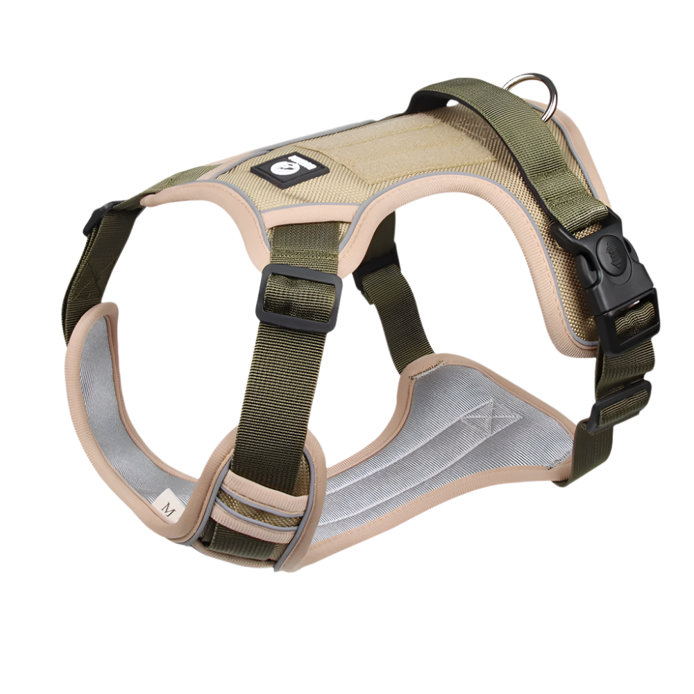 Sand Dog Harness, reflective waterproof no-pull vest.