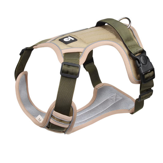 Sand Dog Harness, reflective waterproof no-pull vest.