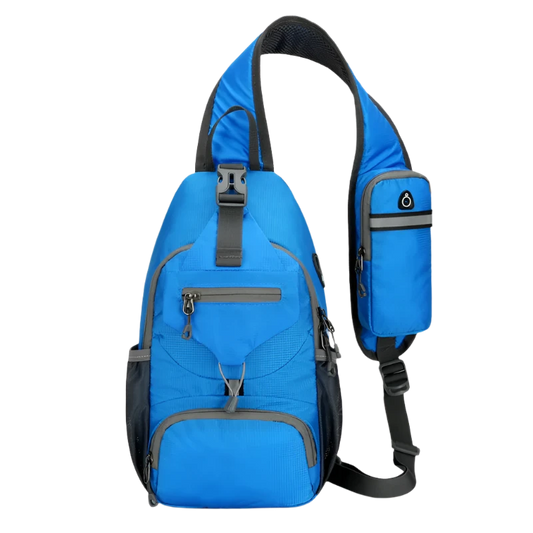 Blue EDC Sling Bag for daily essentials.