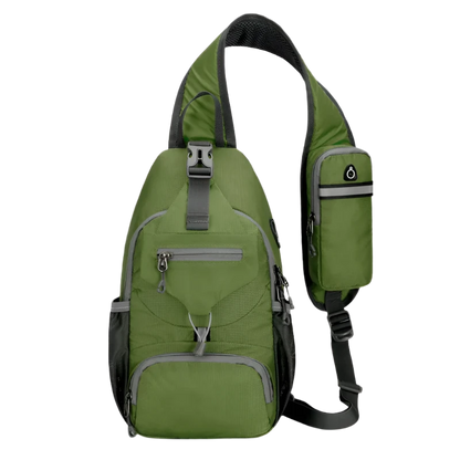 Green EDC Sling Bag for daily essentials.