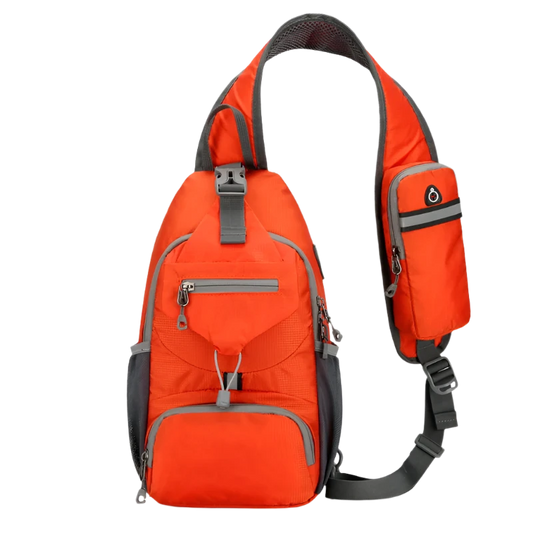 Orange EDC Sling Bag for daily essentials.