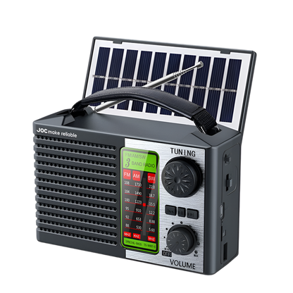 Solar Powered Radio with Bluetooth and flashlight.