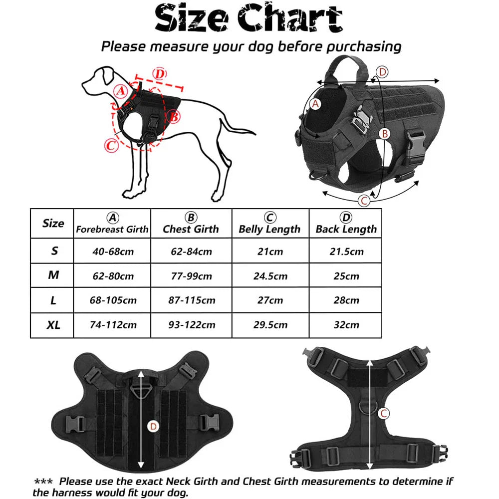 Ranger Tactical Dog Harness – Heavy Duty No-Pull Vest product photo – Lost Lake Outdoor
