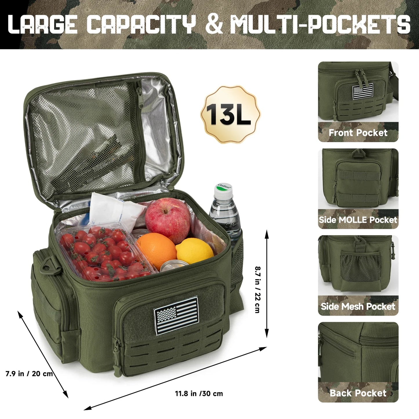 Glacier Insulated Lunch Box product photo – Lost Lake Outdoor