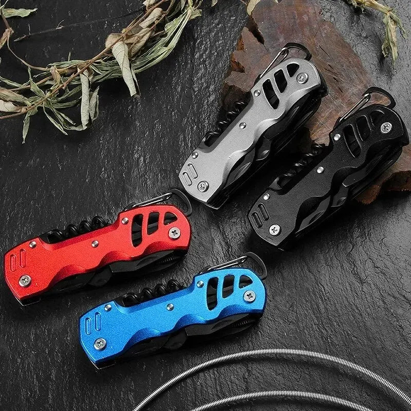 survival multi folding camping tool