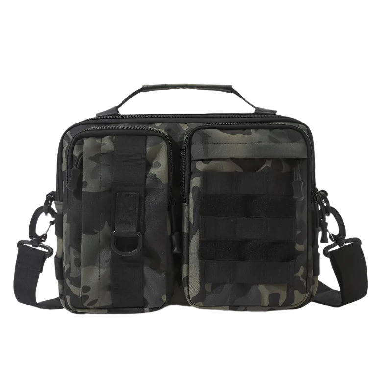 Forest Camo Lightweight crossbody trekking bag