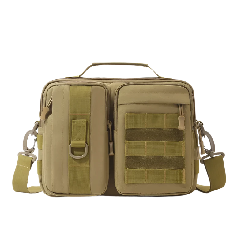 Khaki Lightweight crossbody trekking bag