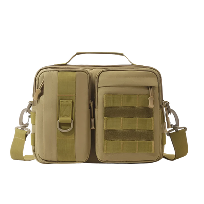 Khaki Lightweight crossbody trekking bag