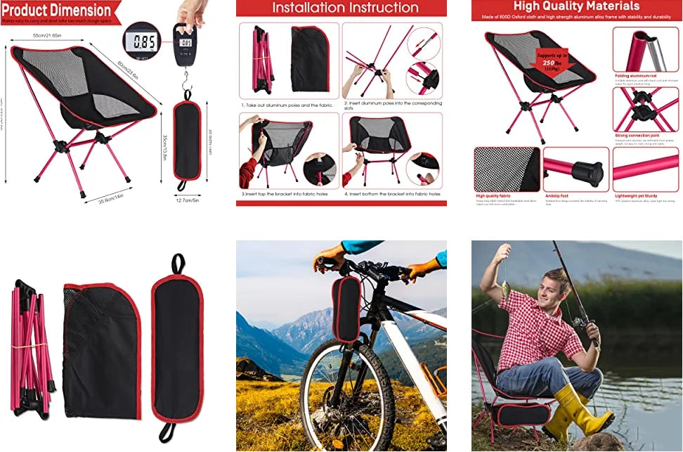 Ridge Camping Chair product photo – Lost Lake Outdoor