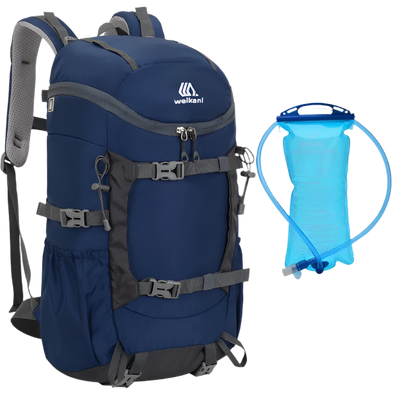 Dark Blue Ultralight Trekking Backpack, water-resistant 30L design